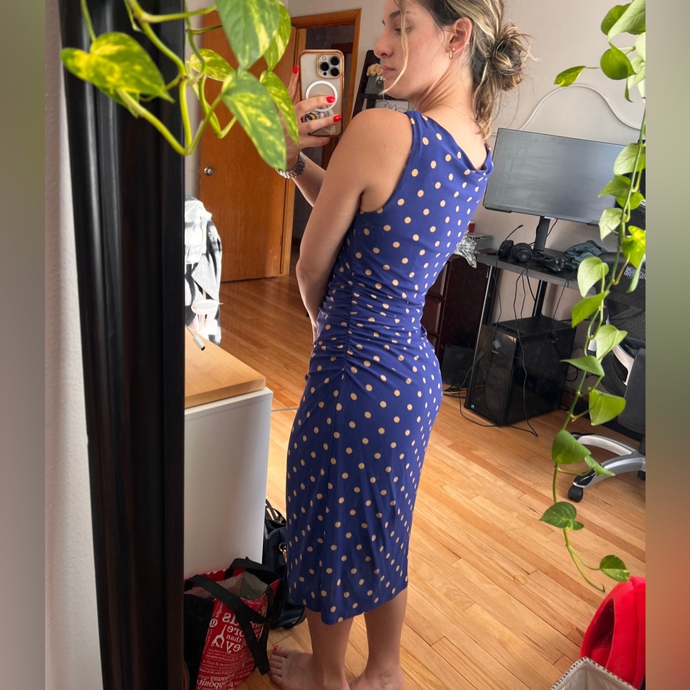Lauren Ralph Lauren Vintage Polka Dot Dress - Picture 2 of 4